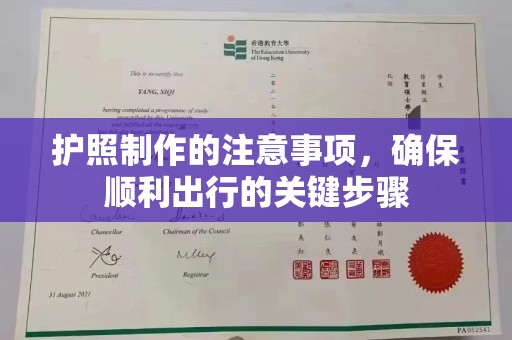 安宁护照制作的注意事项，确保顺利出行的关键步骤