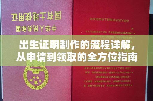安宁出生证明制作的流程详解，从申请到领取的全方位指南