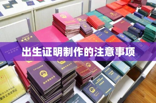 安宁出生证明制作的注意事项
