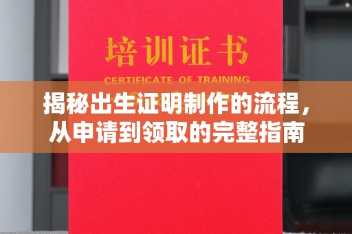 安宁揭秘出生证明制作的流程，从申请到领取的完整指南